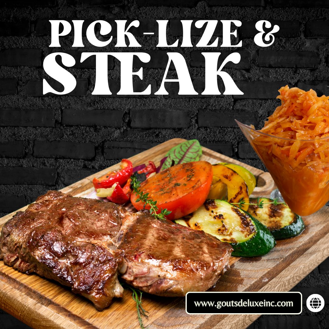Pick-Lize Deluxe et steak grillé