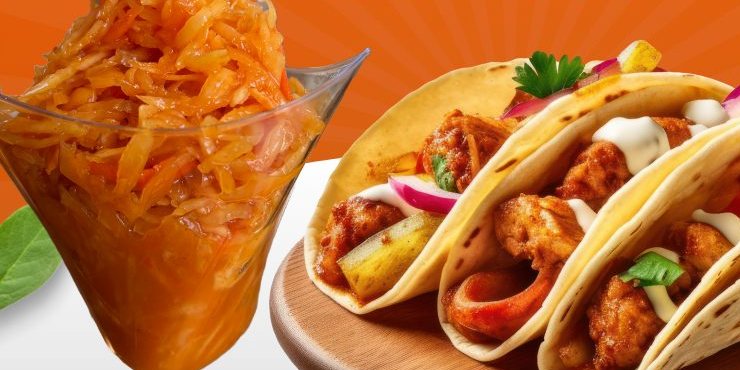 Tacos au poulet et pikliz Pick-Lize Deluxe Tacos au poulet et pikliz Pick-Lize Deluxe